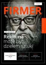 Prof. Jerzy Bralczyk na okładce magazynu "FIRMER"